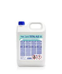 Sanit® TOTAL ALD es un desinfectante de superficies por vía aérea con eficacia bactericida y fungicida.