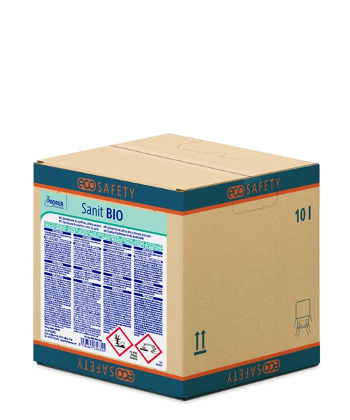 ECOSAFETY Sanit BIO desinfectante de superficies en el ámbito hospitalario