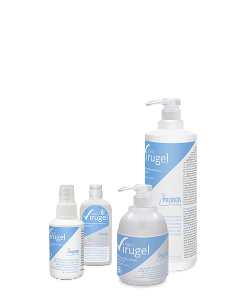 Sanit VIRUGEL es un gel hidroalcohólico antiséptico para la piel sana.